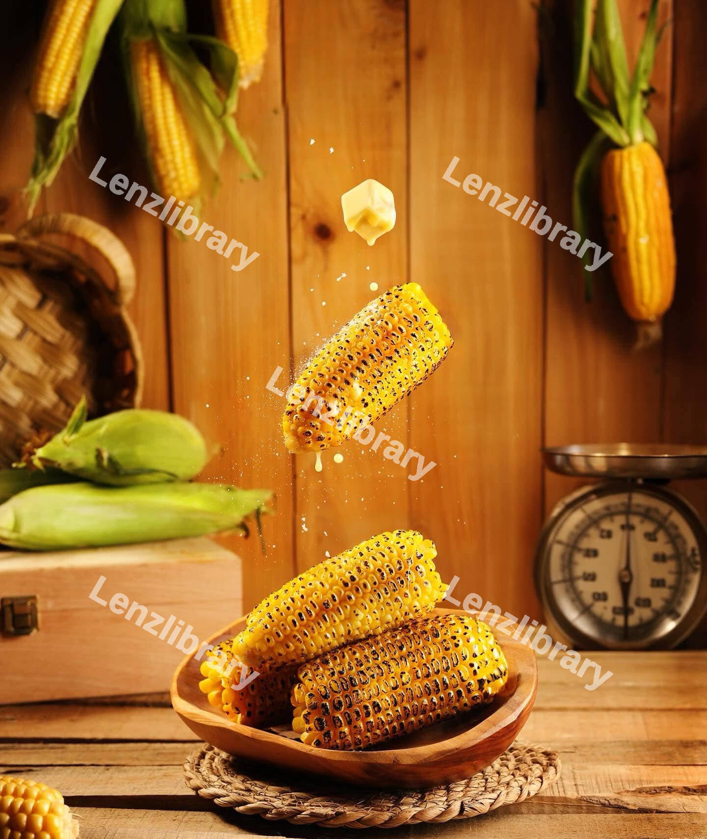 Roasted corns